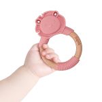 Mordedor Leão em Silicone Rosa (4m+) - Buba