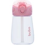 Garrafinha Tritan c/ Canudo Rosa 300ml (12m+) - Buba