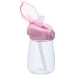 Garrafinha Tritan c/ Canudo Rosa 300ml (12m+) - Buba