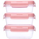 Kit 3 Potinhos Herméticos Rosa 100ml - Buba