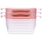 Kit 3 Potinhos Herméticos Rosa 100ml - Buba