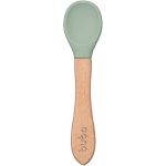 Kit Talher para bebê em Bambu e Silicone Verde (6m+) - Buba