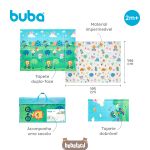 Maxi Tapete de Atividades para bebê Dobrável Bubazoo (2m+) - Buba