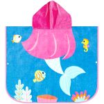 Toalha Poncho atoalhado Aventuras Sereia (1+) - Buba