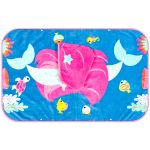 Toalha Poncho atoalhado Aventuras Sereia (1+) - Buba