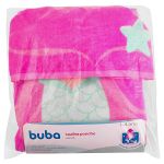 Toalha Poncho atoalhado Aventuras Sereia (1+) - Buba