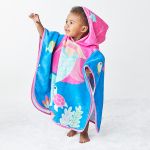 Toalha Poncho atoalhado Aventuras Sereia (1+) - Buba