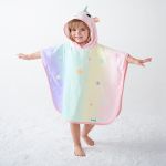 Toalha Poncho atoalhado BubaZoo Unicórnio (1+) - Buba