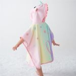 Toalha Poncho atoalhado BubaZoo Unicórnio (1+) - Buba