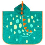 Toalha Poncho atoalhado BubaZoo Dino (1+) - Buba