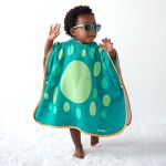 Toalha Poncho atoalhado BubaZoo Dino (1+) - Buba