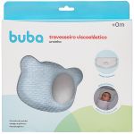 Travesseiro Anatômico Viscoelástico para Recém-nascido Ursinho Azul (0m+) - Buba