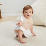 Babador com Cata-migalhas em Silicone com Estojo Arco-Íris (3m+) - Buba