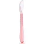 Colher Flexível em Silicone com Ventosa Rosa (6m+) - Buba