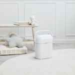Lixeira Antiodor para Fraldas de bebê Branca 9L - Buba
