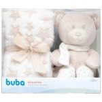 Kit Ursinho com Mantinha Soninho Bege (3m+) - Buba