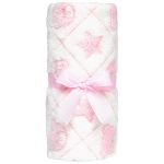 Manta para bebê em Soft Soninho Rosa (0m+) - Buba