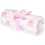 Manta para bebê em Soft Soninho Rosa (0m+) - Buba