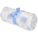 Manta para bebê em Soft Soninho Azul (0m+) - Buba