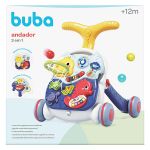 Andador Mesinha e Tabuleiro de Atividades 3 em 1 (12m+) - Buba