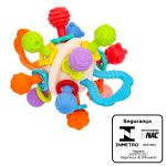 Chocalho e Mordedor Atomic Soft Ball Atividades (4m+) - Buba