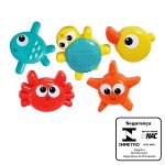 Brinquedo de Banho com Ventosa Amigos Marinhos (12m+) - Buba