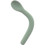 Colher Flexível em Silicone Verde (6m+) - Buba
