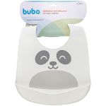 Babador com Cata-migalhas de Silicone Gumy Off White (3m+) - Buba
