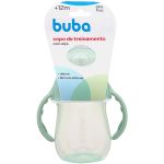 Copo de Treinamento com Alça Verde 160ml (12m+) - Buba