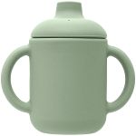 Copo de Transição em Silicone com Alça Verde 120ml (6m+) - Buba