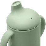 Copo de Transição em Silicone com Alça Verde 120ml (6m+) - Buba