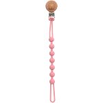 Prendedor de Chupeta e Mordedor em Silicone Rosa (3m+) - Buba