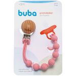 Prendedor de Chupeta e Mordedor em Silicone Rosa (3m+) - Buba