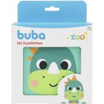 Kit 3 Potinhos BubaZoo Dino - Buba