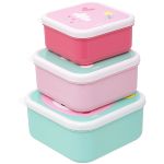 Kit 3 Potinhos para bebê BubaZoo Unicórnio - Buba
