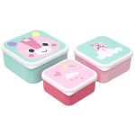 Kit 3 Potinhos para bebê BubaZoo Unicórnio - Buba