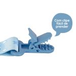 Prendedor de Chupeta Urso Azul (3m+) - Buba