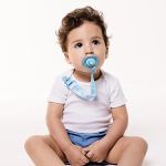 Prendedor de Chupeta Urso Azul (3m+) - Buba
