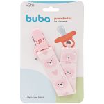 Prendedor de Chupeta Ursa Rosa (3m+) - Buba