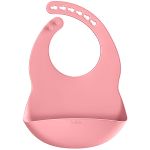Kit Refeição para bebê em Silicone Rosa (6m+) - Buba
