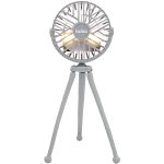 Ventilador Portátil para Berço e Carrinho Recarregável Cinza - Buba