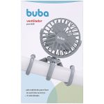 Ventilador Portátil para Berço e Carrinho Recarregável Cinza - Buba