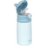 Garrafa Térmica Inox Parede Dupla Ursinho Azul 320ml (3a+) - Buba