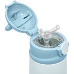 Garrafa Térmica Inox Parede Dupla Ursinho Azul 320ml (3a+) - Buba