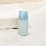 Garrafa Térmica Inox Parede Dupla Ursinho Azul 320ml (3a+) - Buba