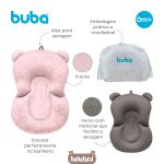 Almofada para Banho Ursinho Rosa (0m+) - Buba