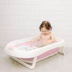 Banheira Dobrável Baby Rosa 30L - Buba
