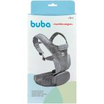 Mochila Canguru para bebê Cinza (3m+) - Buba