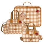 Mala Vintage + Bolsa Everyday + Bolsa Térmica Vicky Cogumelos - Masterbag