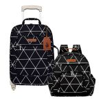 Mala com rodinhas + Mochila Noah Manhattan Preto - Masterbag